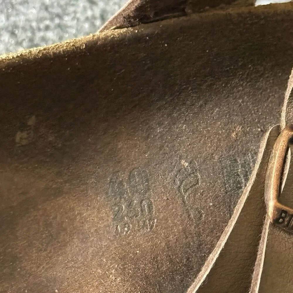 Birkenstock Mayari toe-loop sandalsLeather Buckle Adjustable Strap Slip-On US 7